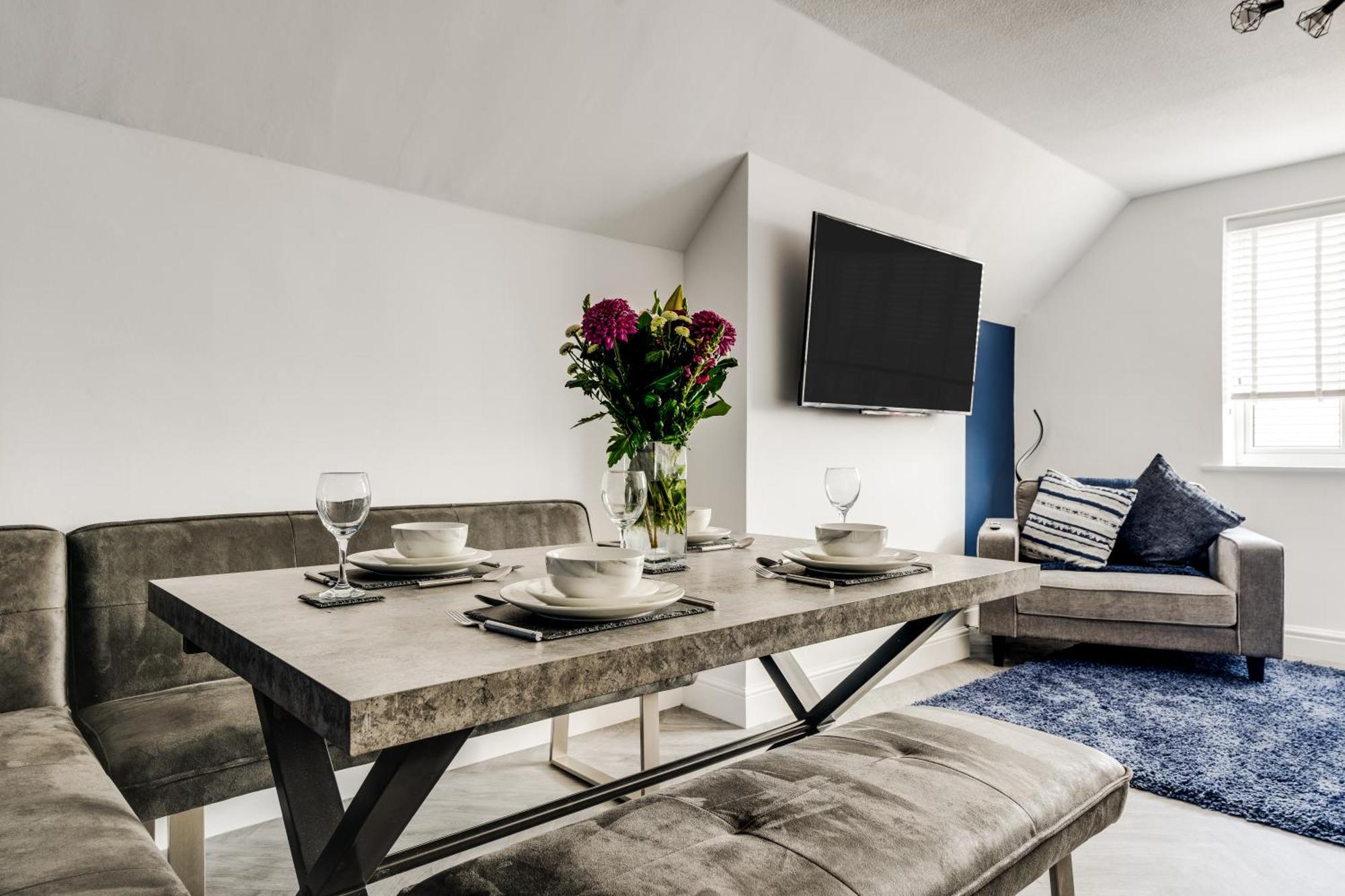 St David'S - Stylish 2 Bed Apartment, Free Parking, Close To Beach Lytham St Annes Exterior foto